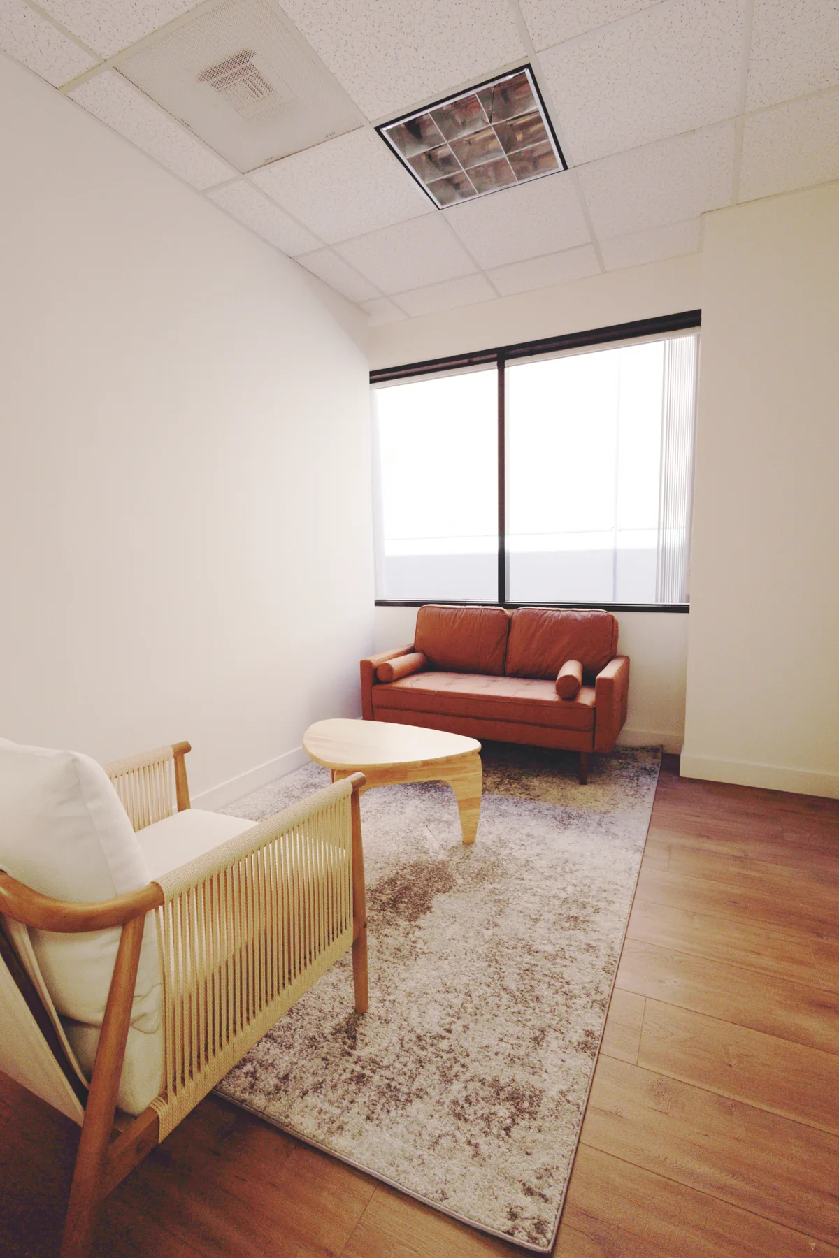 Bright therapy office at Evolved Therapy